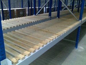 Open Boarded Timber Decking for Pallet Racking, Pallet Racking Accessories